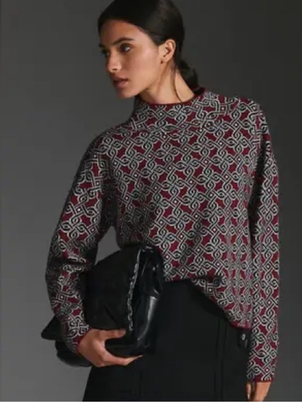 Anthropolgie Maeve Carys Mock Neck Sweater